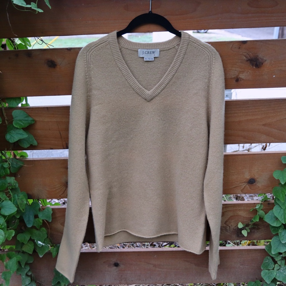 Vintage 90s J Crew Cozy Beige Sweater